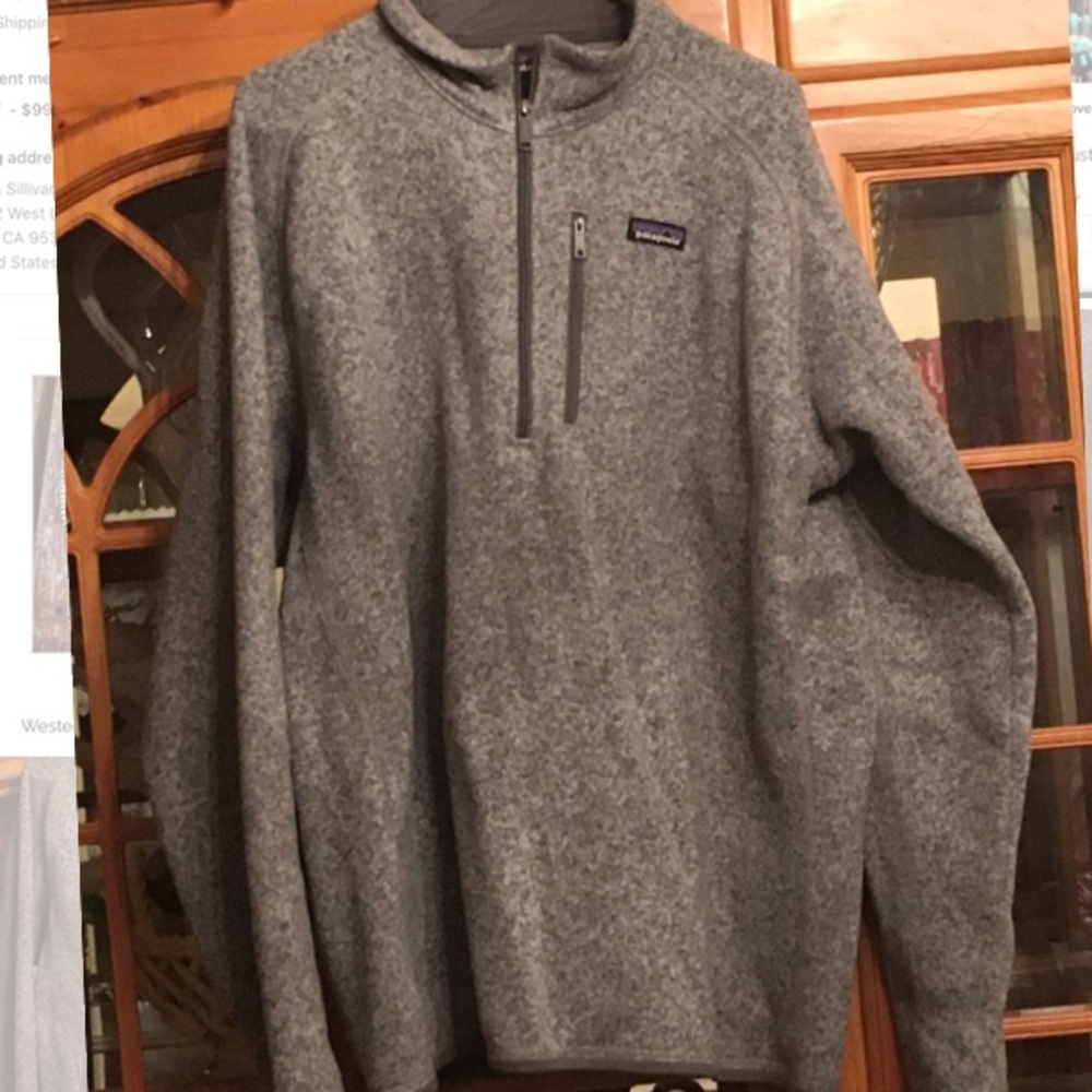Men’s Patagonia Quarter Zip sweater/sweatshirt XL